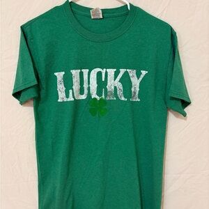 Lucky Brand Green Short Sleeve Tee